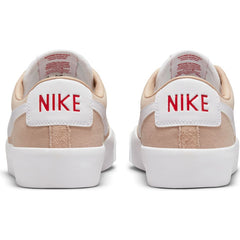 Nike SB Blazer Low Pro GT Skateboard Shoe - Bio Beige/White-Gym Red-White