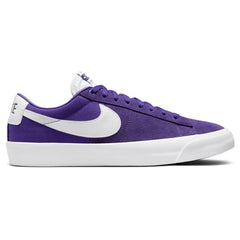 Nike SB Blazer Low Pro GT Skateboard Shoe - Court Purple/White-Court Purple-White
