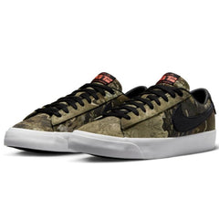 Nike SB Blazer Low Pro GT Premium Skateboard Shoe - Black/Safety Orange-Black-Photon Dust