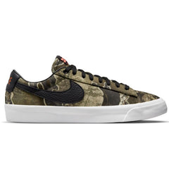 Nike SB Blazer Low Pro GT Premium Skateboard Shoe - Black/Safety Orange-Black-Photon Dust