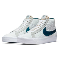 Nike SB Eric Koston Blazer Mid Skateboard Shoe - Summit White/Night Shade-White