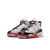 Big Kids' Air Jordan Dub Zero "White Varsity Red"