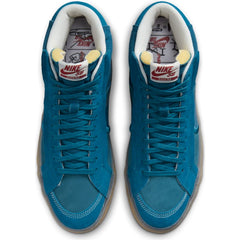 Nike SB Blazer Mid Premium Plus Skateboard Shoe - Green Abyss/Green Abyss-Phantom