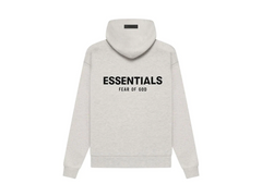 FEAR OF GOD ESSENTIALS HOODIE LIGHT OATMEAL SS22