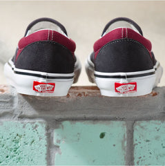Vans Skate Slip-On Skateboard Shoe - Asphalt/Pomegranate