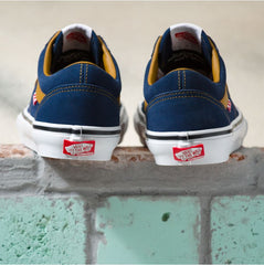 Vans Skate Old Skool Skateboard Shoe - (Reynold)Navy/Golden Brown