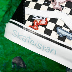 Vans x Skateistan Skate SK8-HI Skateboard Shoe - Checkerboard