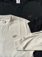 New Balance Numeric Oatmeal Heather French Terry Crewneck Sweatshirt