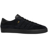 Adidas Puig Indoor Skateboard Shoe - Black/Black/Gum