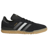 Adidas Busenitz Indoor Super Skateboard Shoe - Black/Grey/Grey