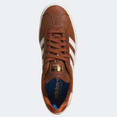 Adidas Gazelle ADV Skateboard Shoe - Dusty Bronze/Chalk White/Off White