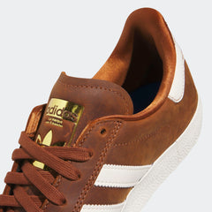 Adidas Gazelle ADV Skateboard Shoe - Dusty Bronze/Chalk White/Off White