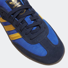 Adidas Samba ADV Skateboard Shoe - Collegiate Navy/Preloved Yellow/Royal Blue