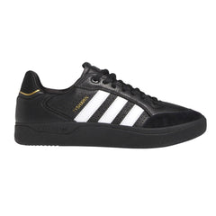 Adidas Tyshawn Low Skateboard Shoe - Black/White/Gold Metallic