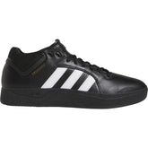 Adidas Tyshawn Skate Shoe - Core Black/White/Gold Metallic
