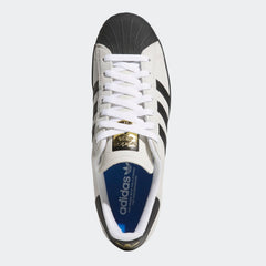 Adidas Superstar ADV Skateboard Shoe - White/Black/White