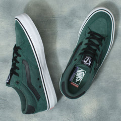 Vans Rowan Skateboard Shoe - Jungle Green/True White