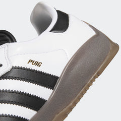 Adidas Puig Samba Skateboard Shoe - Cloud White/Core Black/Gum