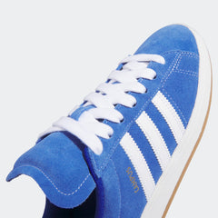 Adidas Campus ADV Skateboard Shoe - Royal Blue/White/Gold Metallic