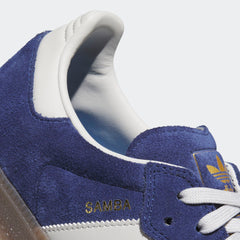 Adidas Samba ADV Skateboard Shoe - Dark Blue/Grey One/Gum