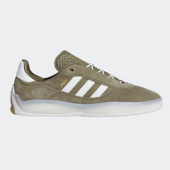 Adidas Puig Skateboard Shoe - Olive Strata/White/Gold Metallic