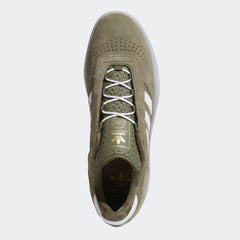 Adidas Puig Skateboard Shoe - Olive Strata/White/Gold Metallic