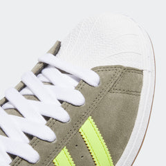 Adidas Superstar ADV Skateboard Shoe - Olive Strata/Gold Metallic