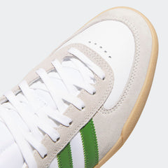 Adidas Glenburn Skateboard Shoe - White/Green/Gum