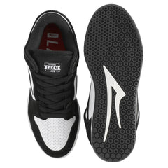 Lakai Telford Low Skateboard Shoe - Black/White