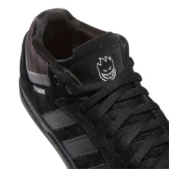 Adidas Tyshawn x Spitfire Skate Shoe - Core Black/Core Black/Silver Metallic