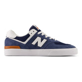 New Balance Numeric 574 Vulc Skateboard Shoe - Blue/White