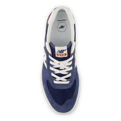 New Balance Numeric 574 Vulc Skateboard Shoe - Blue/White