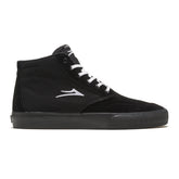 Lakai Riley 3 High Skateboard Shoe - Black/Black