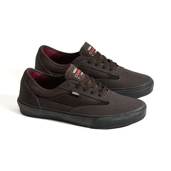 Vans Skate Curren Caples Skateboard Shoe - Dark Brown