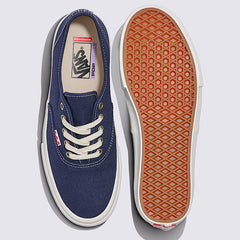 Vans Skate Authentic Skateboard Shoe - Navy/Turtledove White