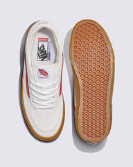 Vans Rowley Skateboard Shoe - White/Red/Gum