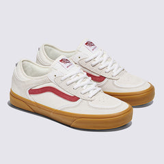 Vans Rowley Skateboard Shoe - White/Red/Gum