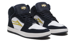 Lakai Telford Skateboard Shoe - Navy/White