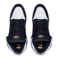 Lakai Telford Skateboard Shoe - Navy/White
