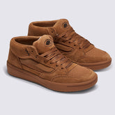 Vans Zahba Mid Skateboard Shoe - Brown/Gum