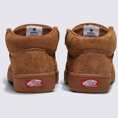 Vans Zahba Mid Skateboard Shoe - Brown/Gum