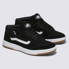 Vans Zahba Mid Skateboard Shoe - Black/White