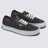 Vans Suede Skate Authentic Skateboard Shoe - Dark Grey/White