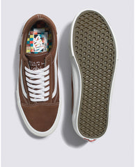 Vans Nick Michel Skate Old Skool Skateboard Shoe - Brown/White