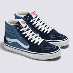 Vans Skate Sk8-Hi Skateboard Shoe - Navy/White