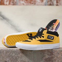 Vans x Bruce Lee Skate Half Cab Skateboard Shoe - Black/Yellow
