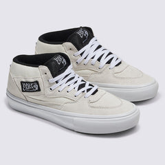 Vans Skate Half Cab Skateboard Shoe - White/Black