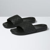 Vans La Costa Checkerboard Slide On - Black