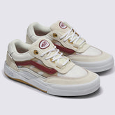 Vans Wayvee Leather Skateboard Shoe - Tan/White