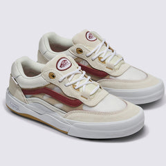 Vans Wayvee Leather Skateboard Shoe - Tan/White